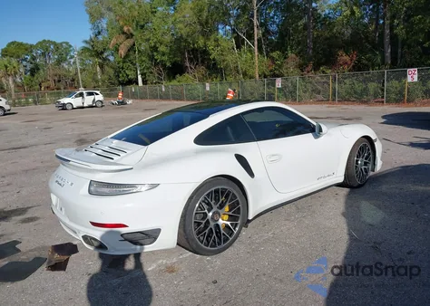 2014 Porsche 911 Turbo S z USA, uszkodzony, nr VIN WP0AD2A92ES166291